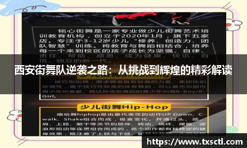 西安街舞队逆袭之路：从挑战到辉煌的精彩解读