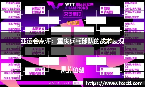 亚运会点评：重庆乒乓球队的战术表现